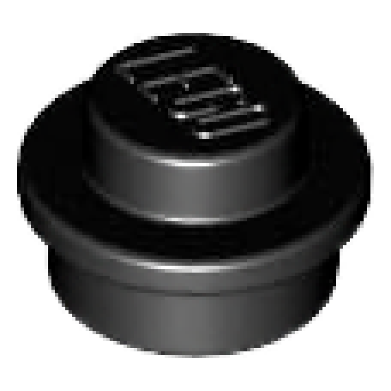 Plaat, Rond 1x1 Black